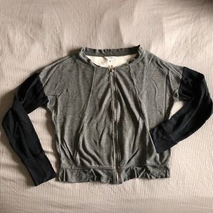 Soft CK sweater jacket.
